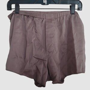 Addiction Taupe 100% Silk Loungewear Leisure Wear Shorts Unisex S